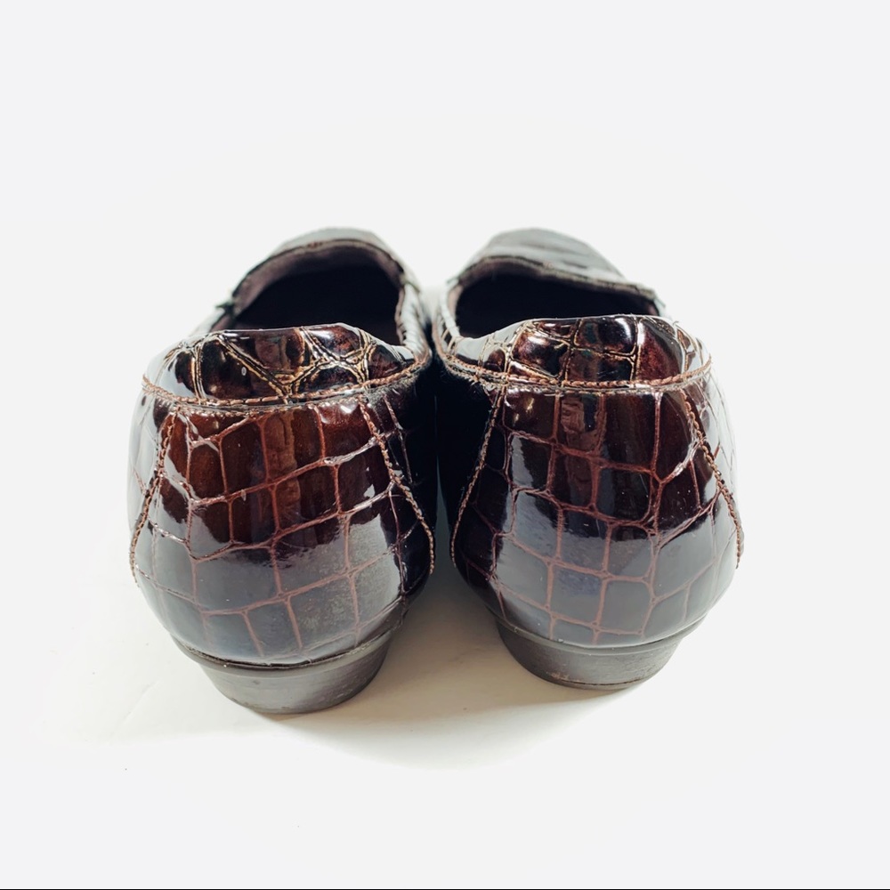 Clark’s Loafer Crocodile Embossed Patent Leather - Picture 4 of 6